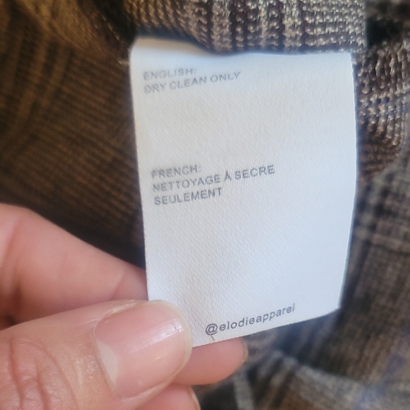 Gray Plaid Skort Pleated Size XL - Picture 4 of 7